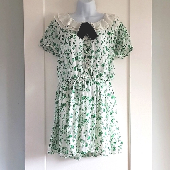 New Anthropologie Maeve Peter Pan collared dress size medium - Picture 5 of 10